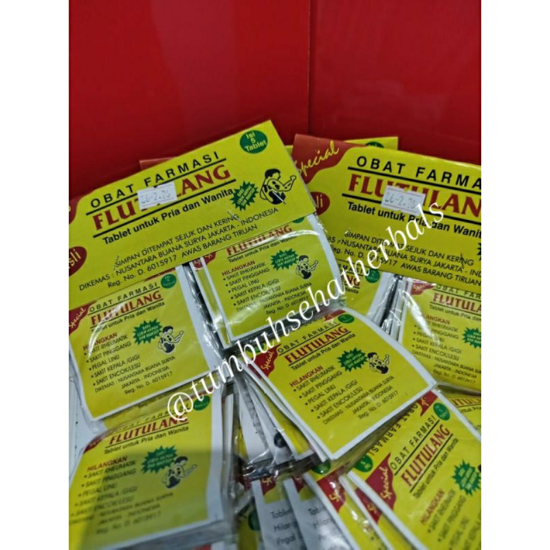 obat farmasi FLU TULANG tablet isi 50 sachet
