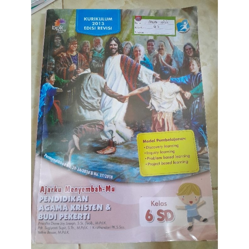 Buku agama kristen kelas 6 sd kurikulum 2013