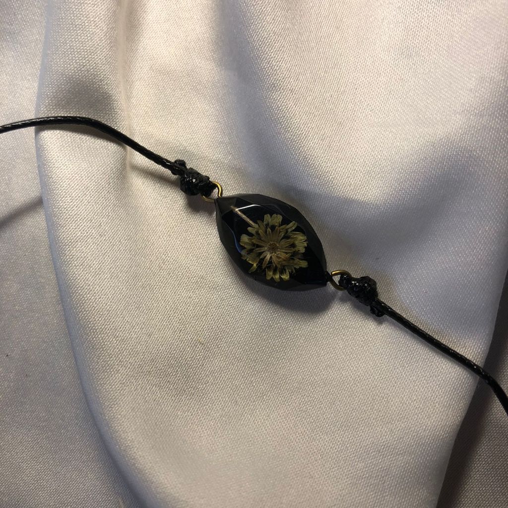 TERMURAH gelang edelweiss resin hitam by anjay.edelweiss