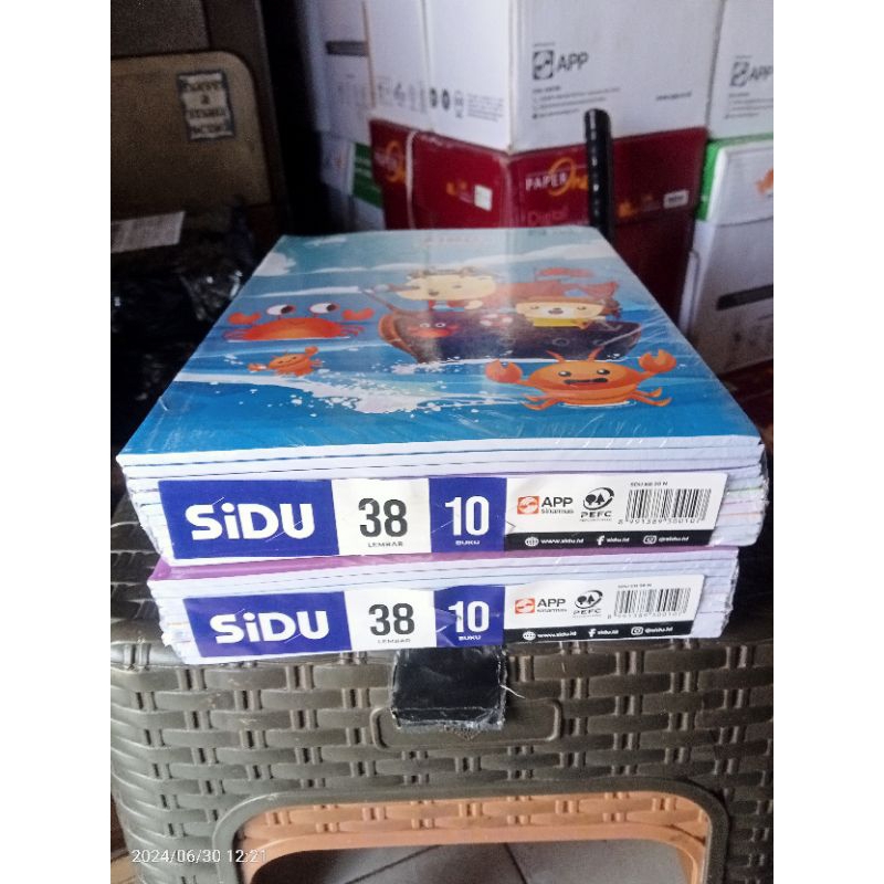 

buku tulis sidu 38 lembar 1 pack isi 10 buku