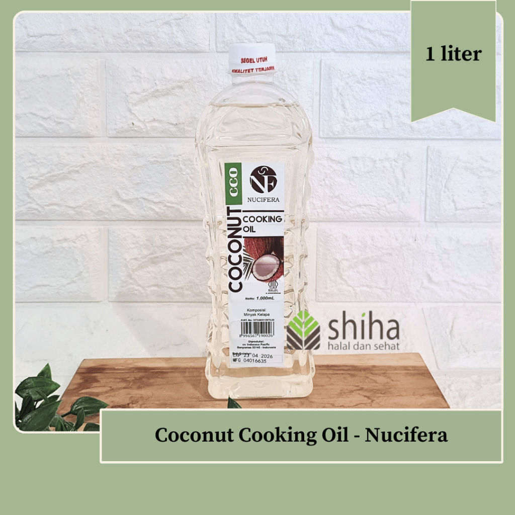 

Cooking Coconut Oil Nucifera / Minyak Goreng Kelapa 1liter | Warung Shiha