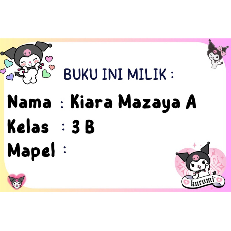 

CETAK STIKER LABEL NAMA UNTUK BUKU SEKOLAH