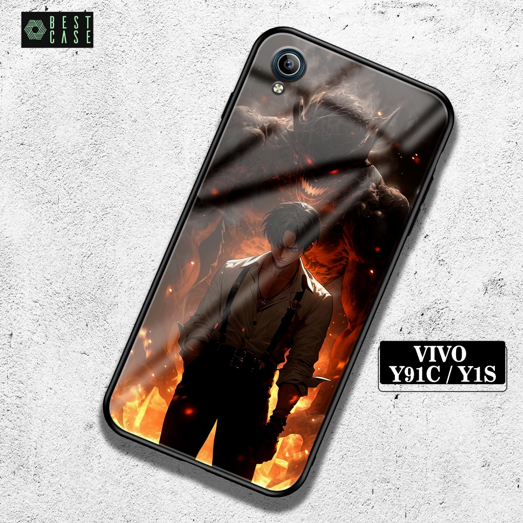Case VIVO Y91C / 1820 - Casing Hp Y91C / 1820 - Motif ( AOT ) - Silikon Hp  Y91C / 1820 - Softcase G