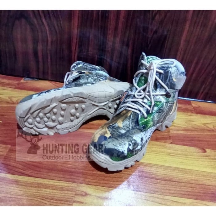 Sepatu Hunting camo-Boot Camo -Sepatu berburu -sepatu Safety