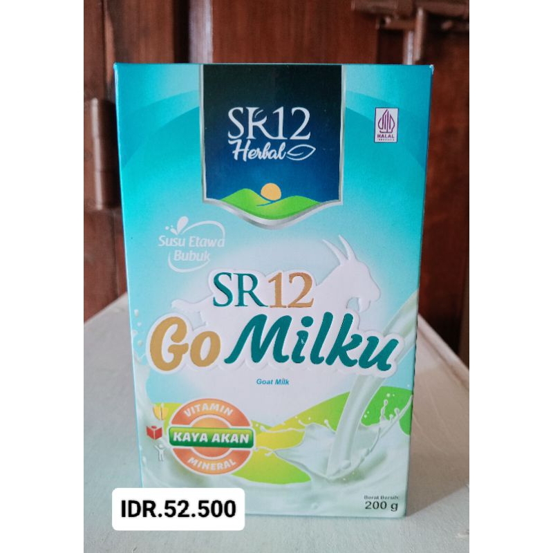 

Go Milkku Susu Kambing Etawa SR12 Rasa Original/100% Original