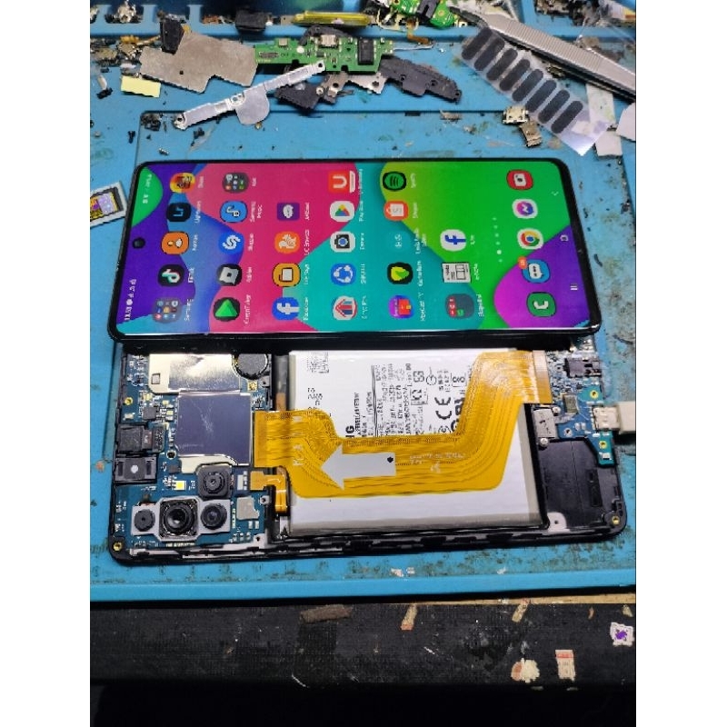 LCD plus Frame 100% Original Copotan Samsung M51