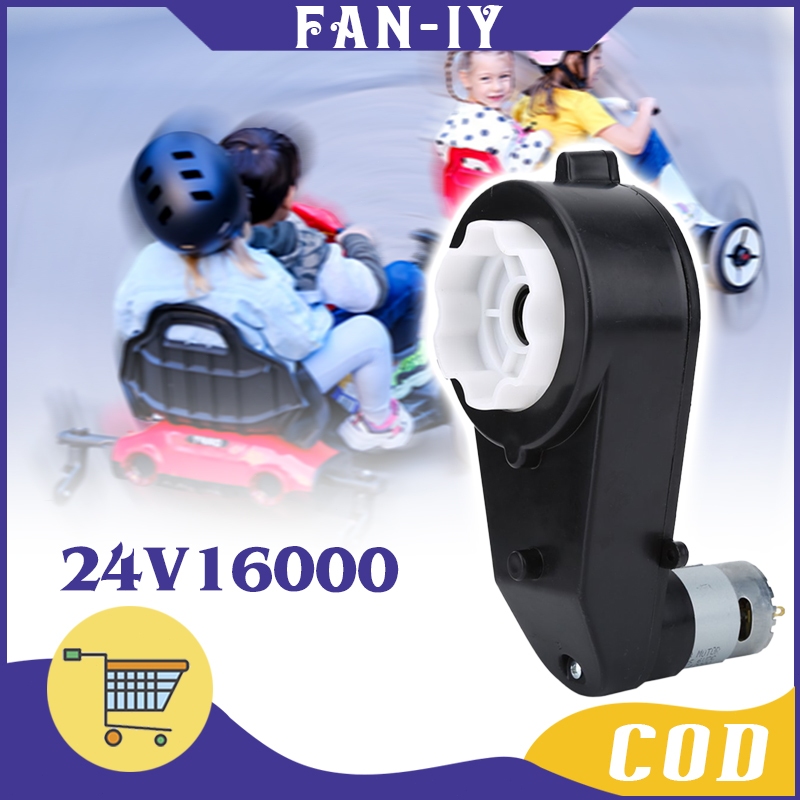 1 Pcs Gearbox Dinamo Mobil Aki 24 Volt Dengan Efek Drift / Gearbox Setir Mobil Aki / Gear Box Motor 