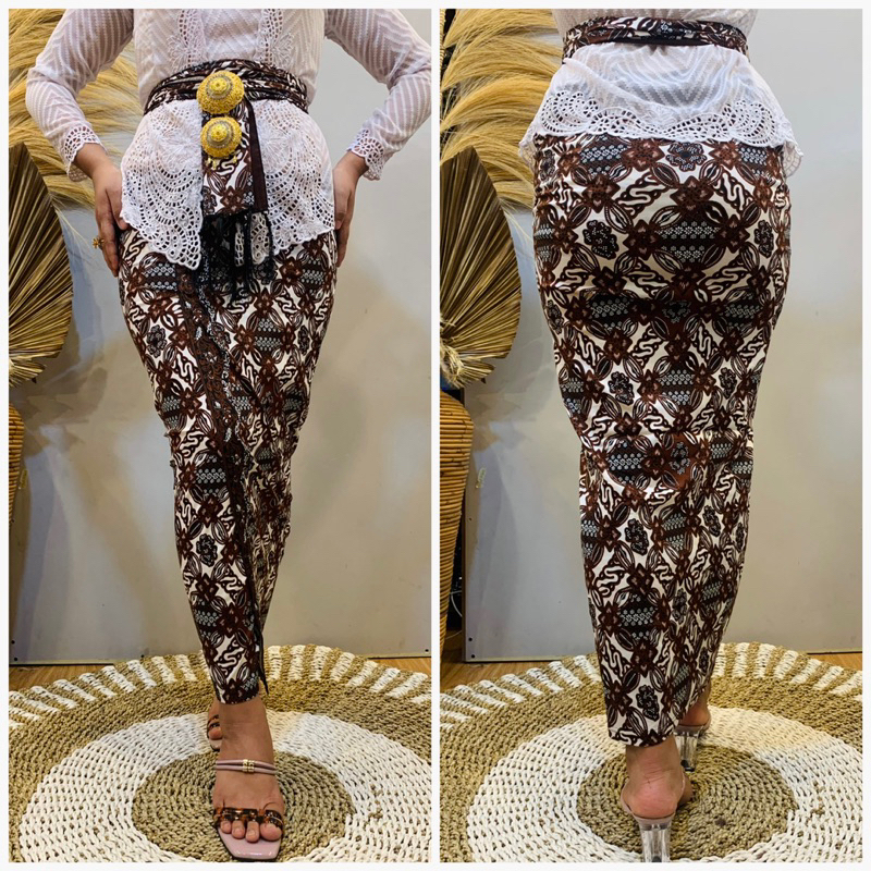 kamen batik strait set selendang/rok/kamen batik