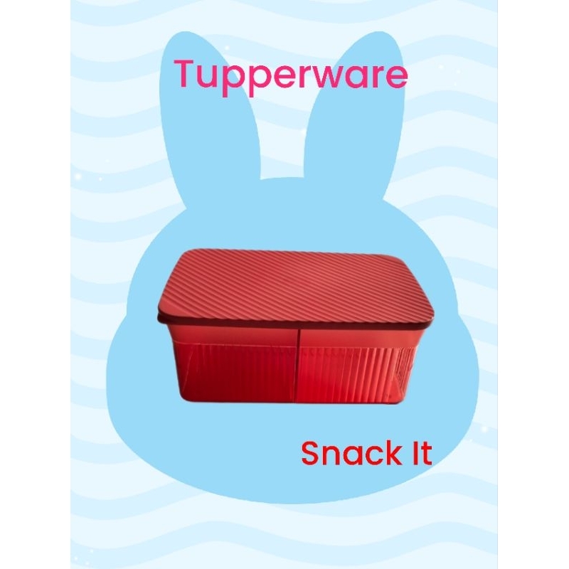 Mosaic snak store warna merah / Snack it canister