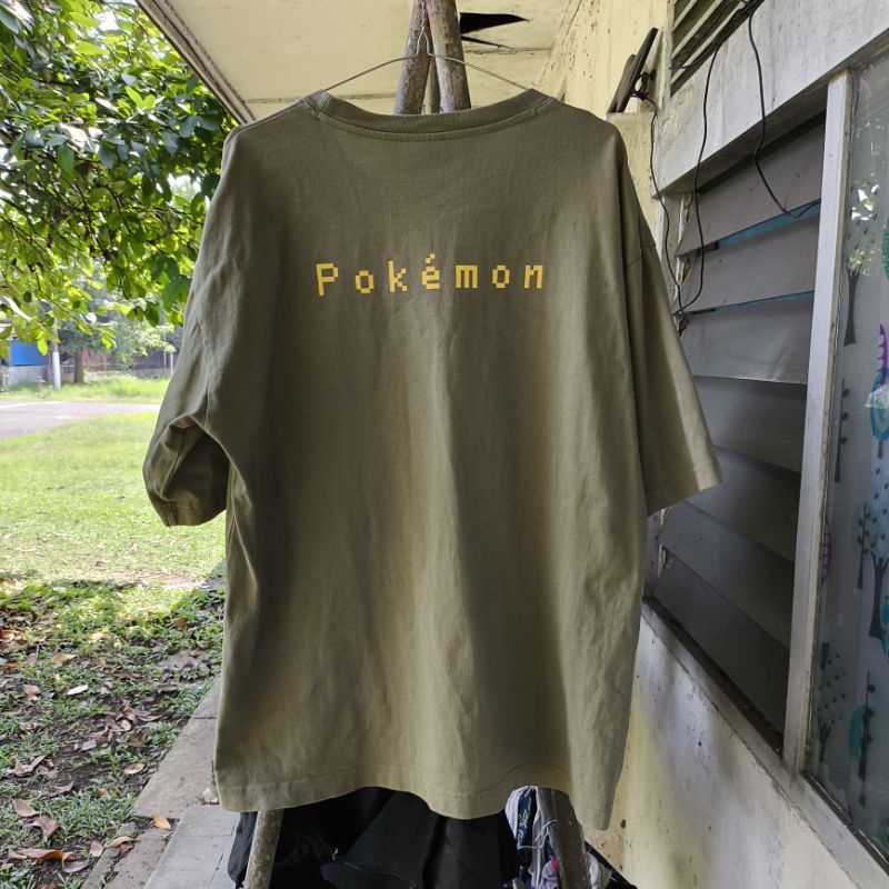 Uniqlo GU x Pokemon Pocket Tshirrt Green