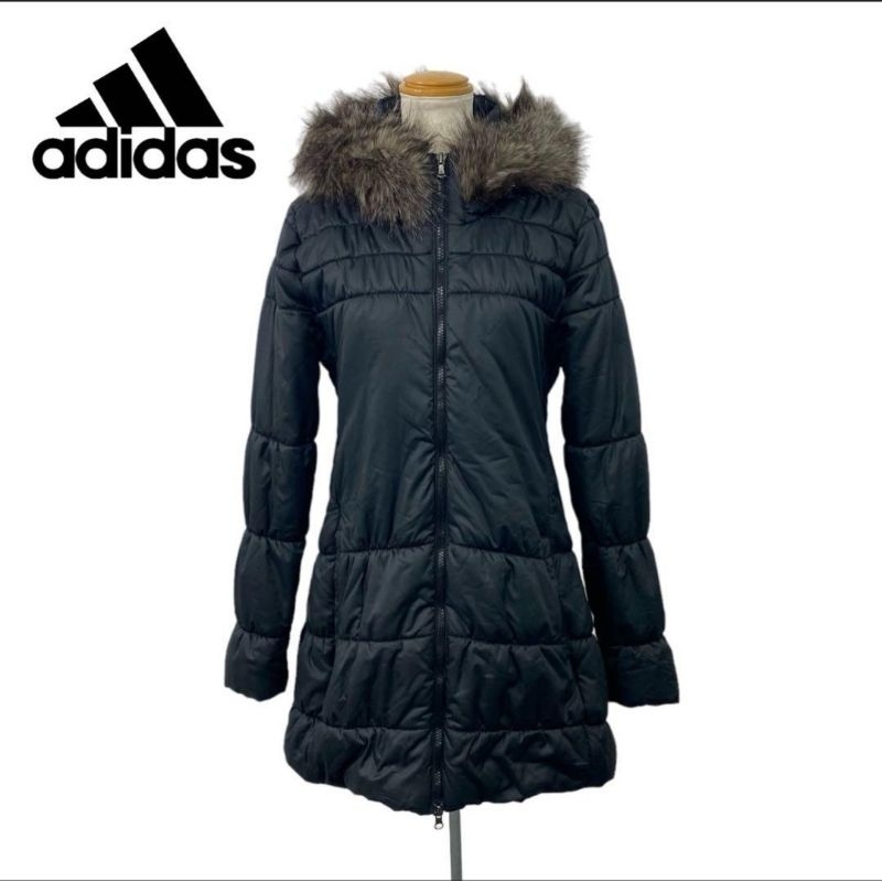 Adidas Black Mountain Parka Jacket Bulu Angsa Bulang Scuba Size S