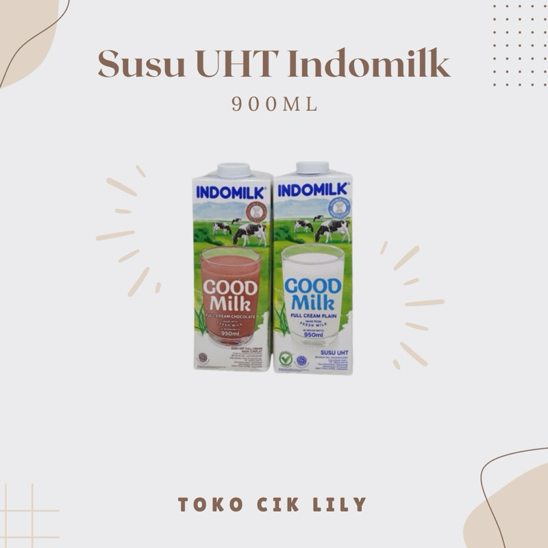 

Susu UHT Indomilk 900ml