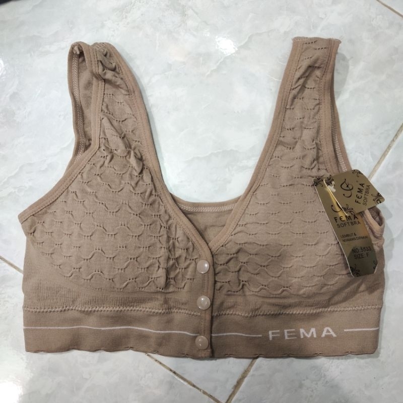 BRA Miniset FEMA Wanita Kancing