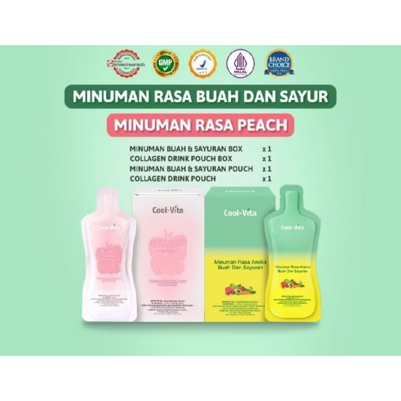 

COOL-VITA - COOLVITA MINUMAN RASA BUAH SAYUR - PEACH