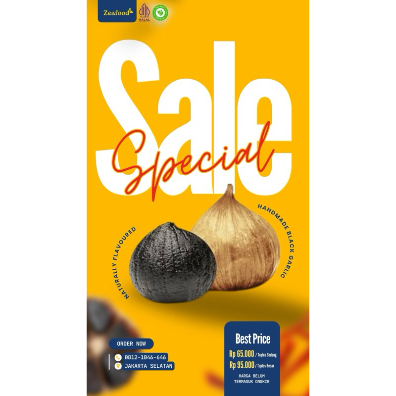 

Black Garlic By Zeafood ( LARGE )250gr