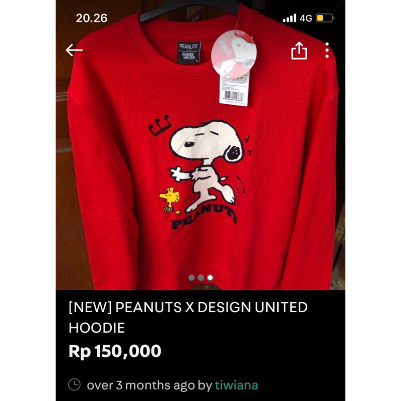 Peanuts X Design United Hoodie ORIGINAL