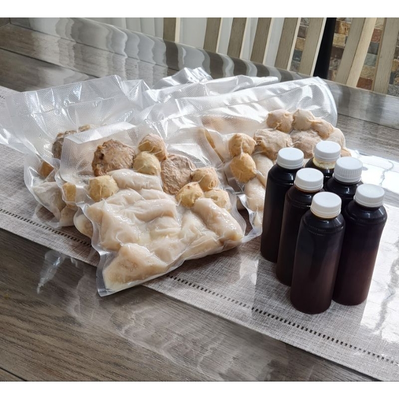 

Pempek Mix ( Lenjer, Adaan, Telur Kecil, Kulit) Frozen