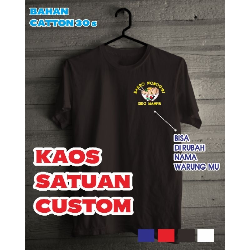 KAOS SERAGAM BAKSO