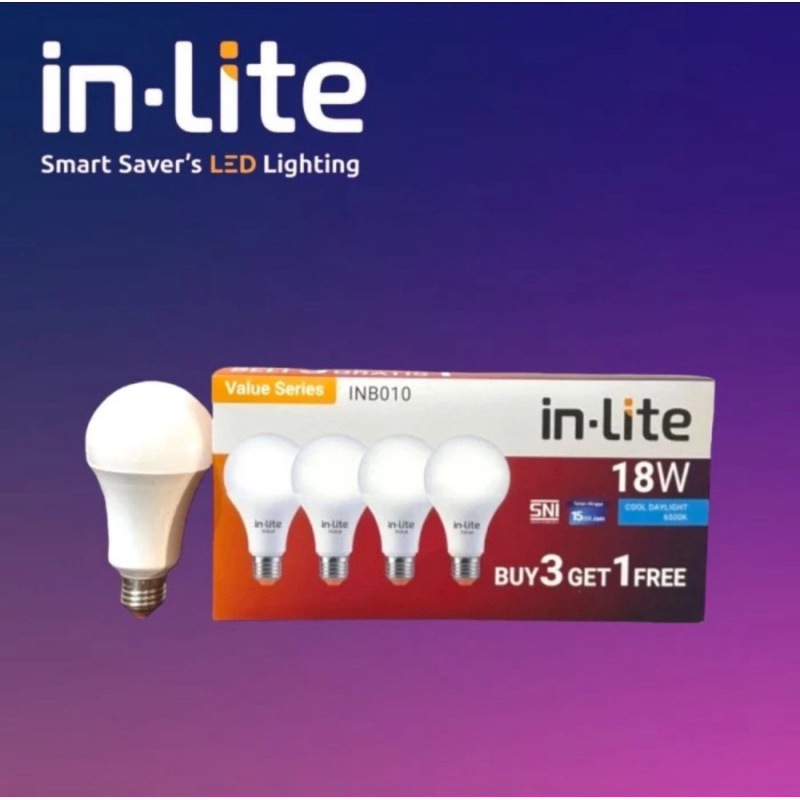 Lampu Led INLITE 5watt 7watt 9watt 12watt 15watt 18watt
