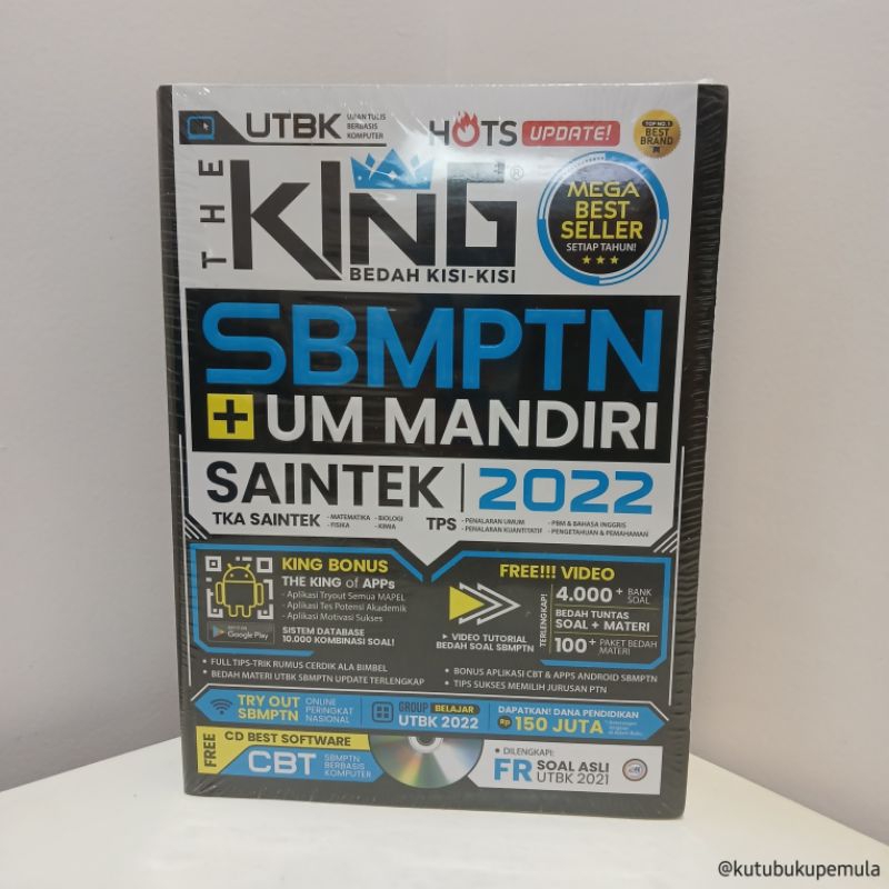 

[NEW] THE KING BEDAH KISI-KISI SBMPTN UM MANDIRI SAINTEK 2022