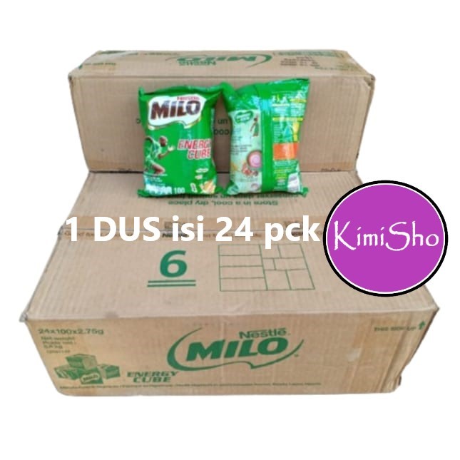 

GROSIR EXP 05/2025 MILO CUBE 100pcs 1 DUS isi 24 pck / milo cube karton / milocube dus