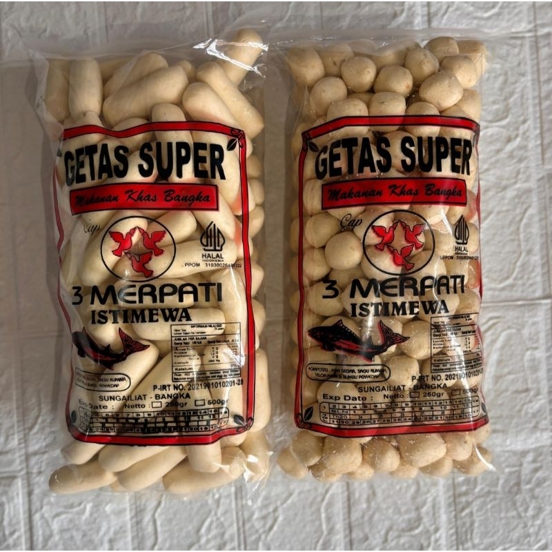 

[BUNDLING] GETAS SUPER CAP 3 MERPATI (BULAT & PANJANG) 250 GRAM