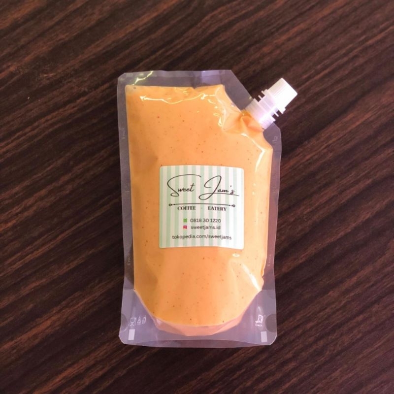 

RB Mentai Sauce Non Tobiko Halal 500 Gram (Tanpa Tobiko)