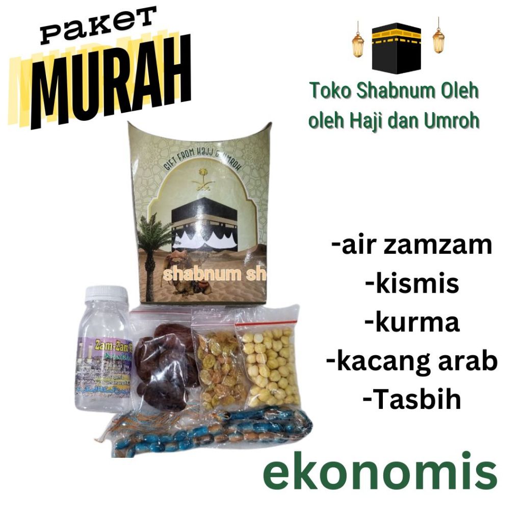 

Paket Oleh Oleh Haji & Umroh / Paket Hemat Murah Ekonomis Haji Umrah / Paket Shabnum 2