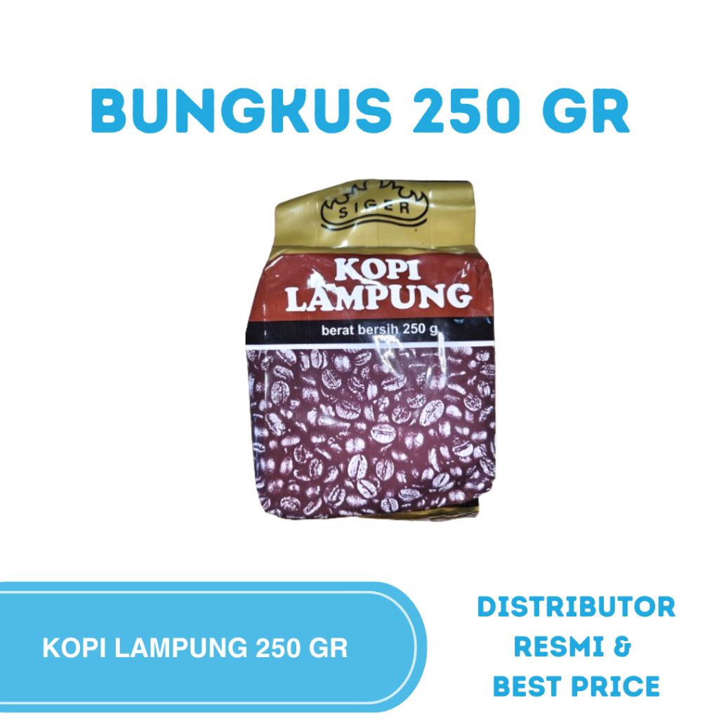 

Kopi Siger Lampung 250 gr Bungkus