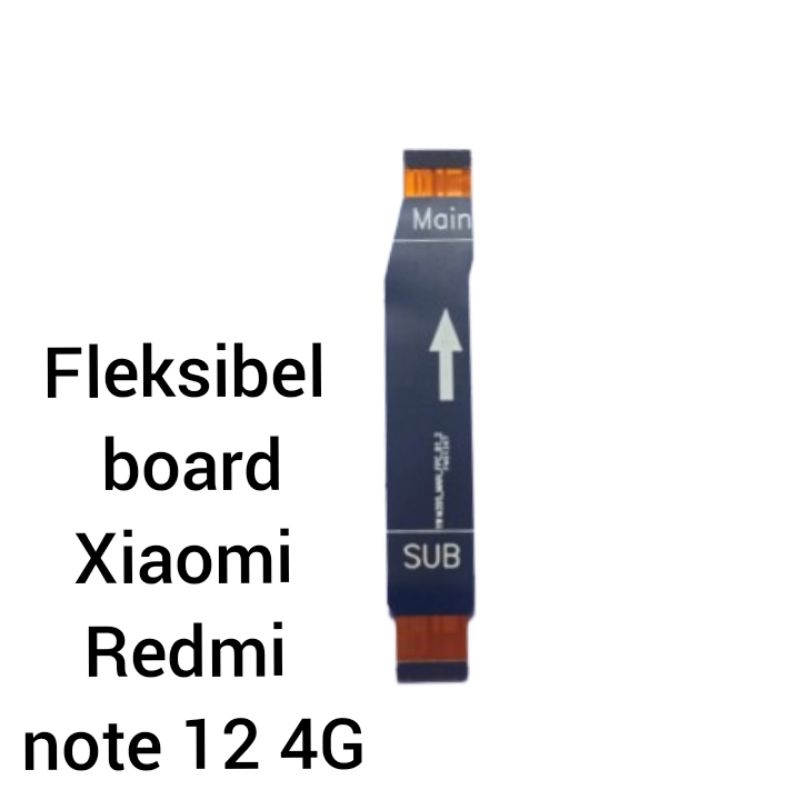 fleksibel board xiaomi redmi note 12 4G fleksibel board penghubung mesin xiaomi redmi note 12 4G fle