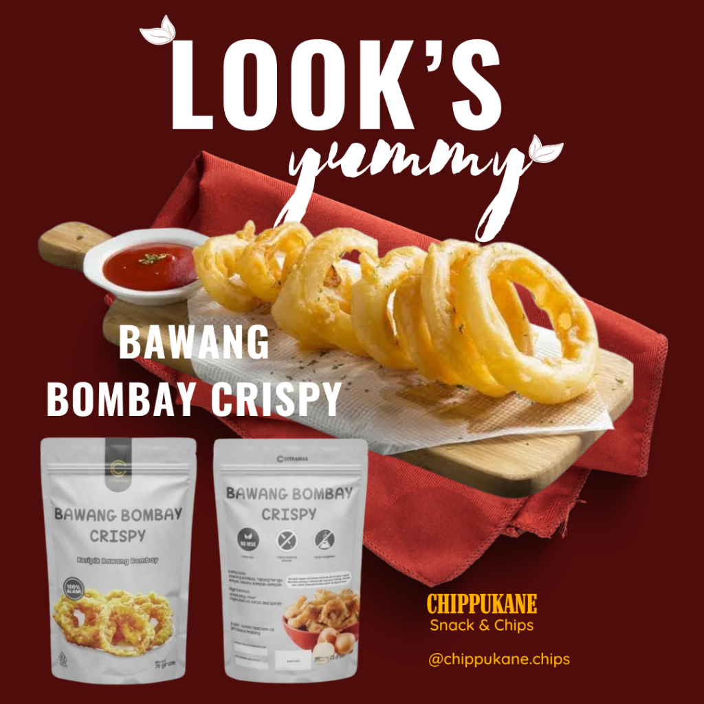 

Bawang Bombay Crispy 75gr || Tanpa MSG || Organik || Tanpa Pewarna