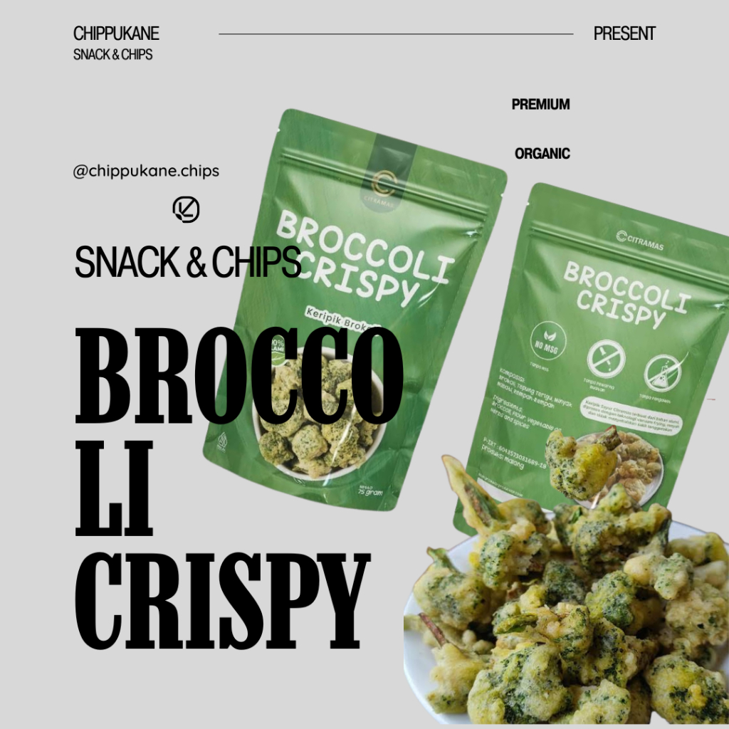 

Keripik Broccoli | Broccoli Crispy || Non MSG || Tanpa Pengawet