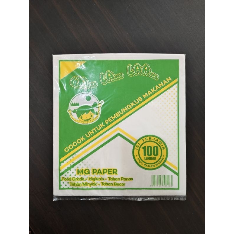 

kertas pembungkus putih KFC