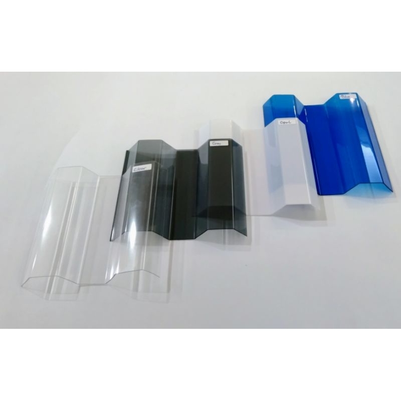 Atap Polycarbonate Kanopi Garasi / Rumah / Gudang / Pabrik Merk Sunloid Tembus Cahaya Tipe Greca / R