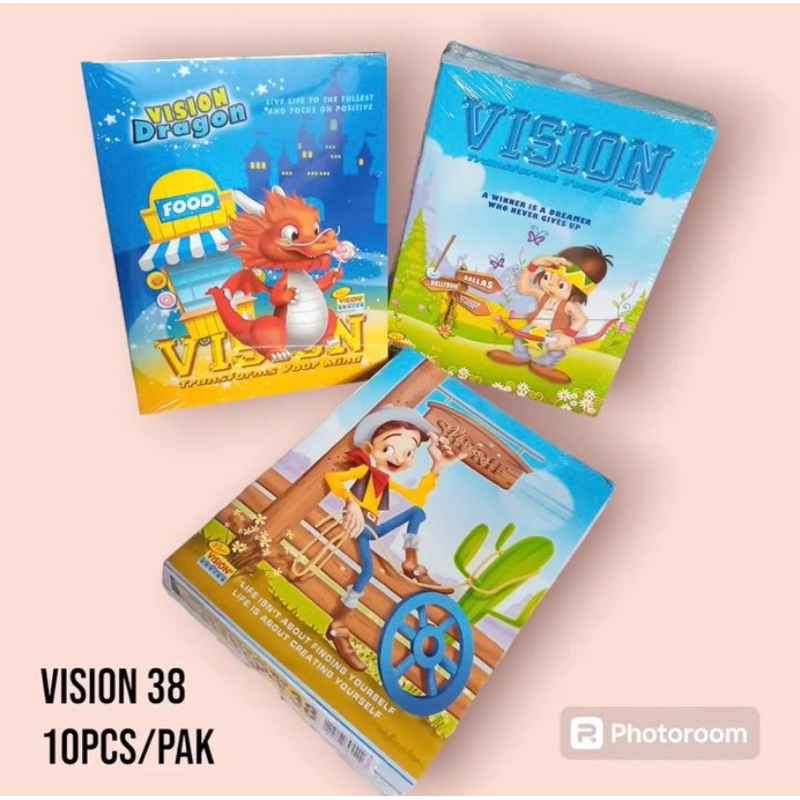 

Buku tulis vision 38 lembar 1 pak 10pcs (jateng)