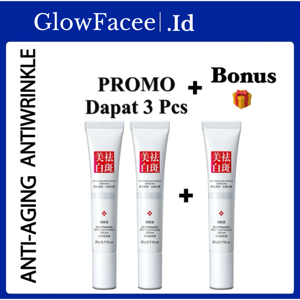 ISI 3 Salep Penghilang Flek Hitam Krim pelicin Wajah KusamCREAM PEMUTIH WAJAH PRIA INSTANT KOREA AFT