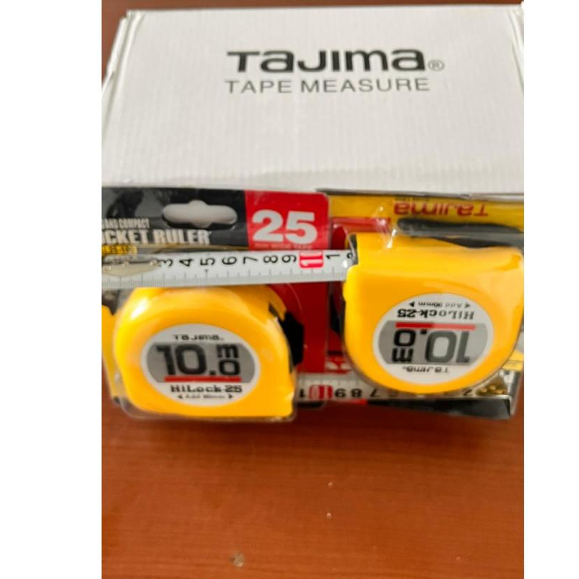 METERAN TAJIMA 10 meter TAPE MEASURE MODEL HILOCK-25