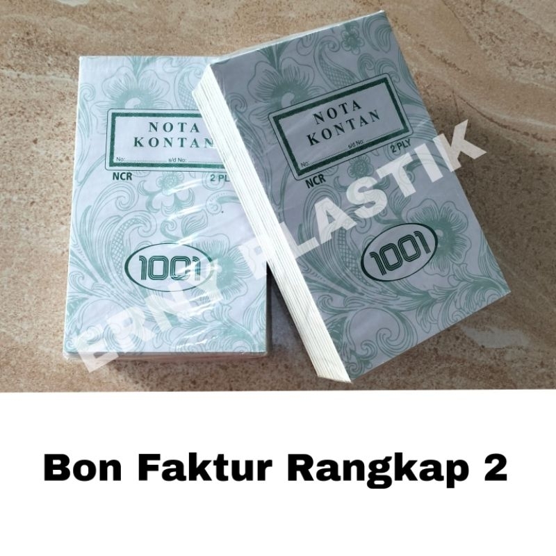

Bon Faktur Rangkap 2 Penjualan Jual Beli 1 Lusin Cap 1001