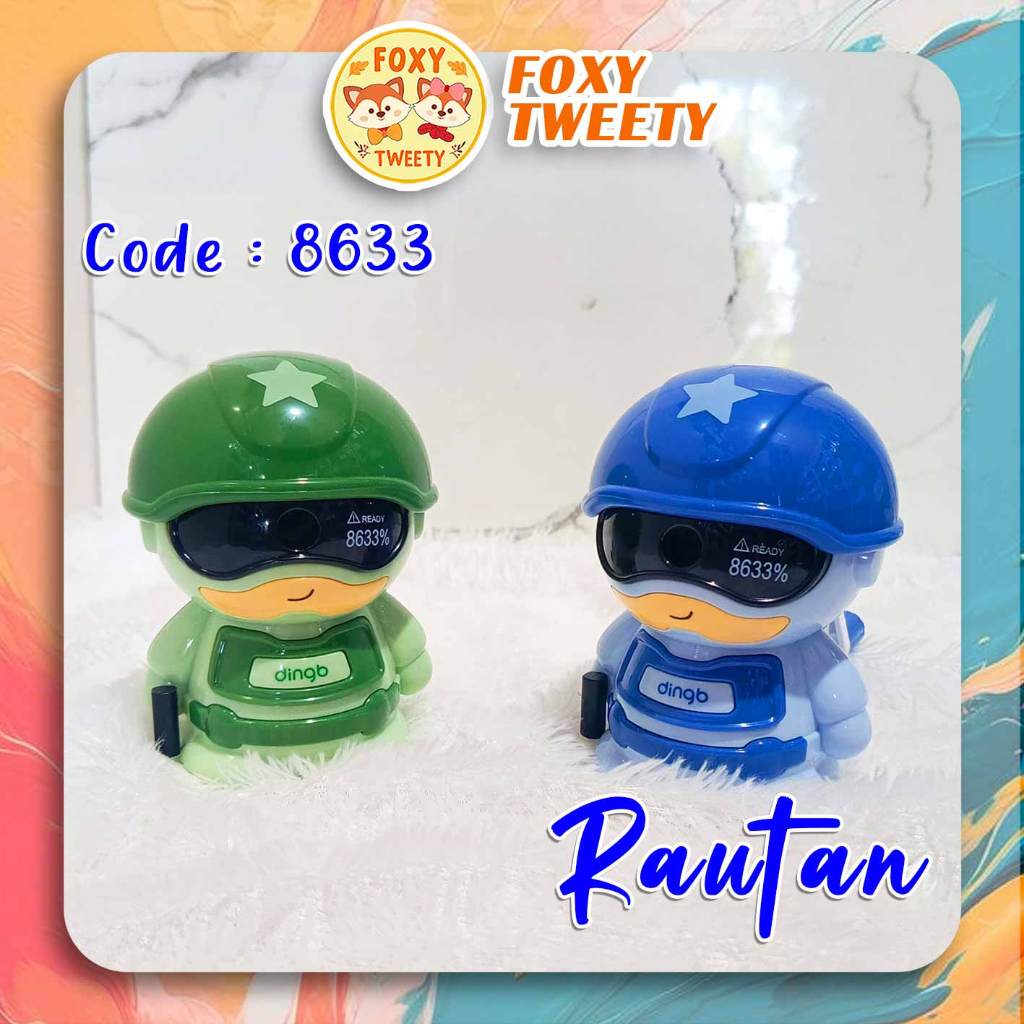 

Rautan Soldier 1 Lubang / Serutan Fancy Karakter 8633