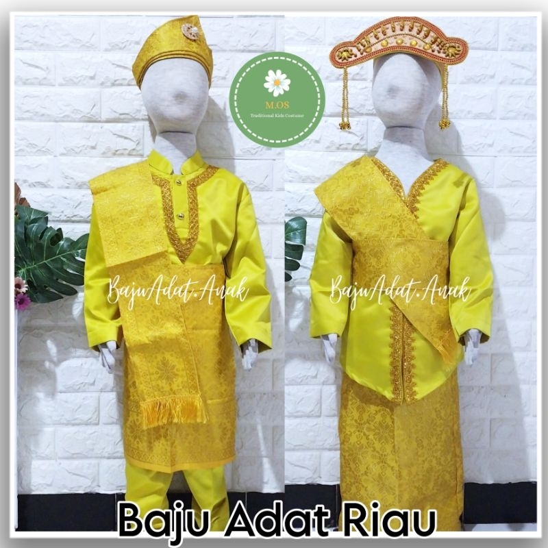 BAJU ADAT RIAU ANAK | PAKAIAN TRADISIONAL KEPULAUAN RIAU | BAJU DAERAH RIAU ANAK LAKI-LAKI | BAJU AD