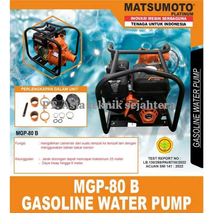 Pompa air irigasi 3 inch Matsumoto Original