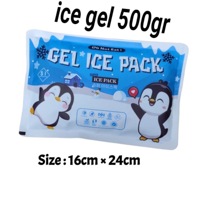 ICE gel 500 gram jumbo ice pack pendingin Asi - ice gel pendingin kipas angin ac air cooler -pending