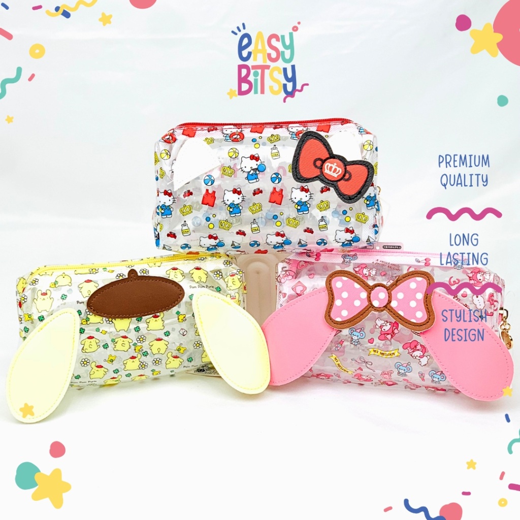 

Easy Bitsy Pouch Tempat Pensil Holo Transparan - Sanrio Series