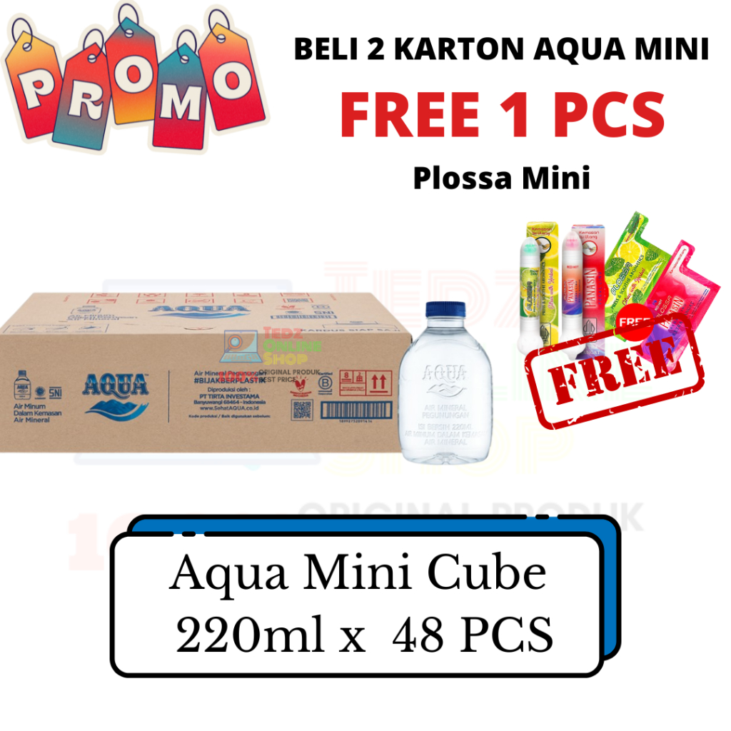 

Aqua Cube 220ml x 48 botol