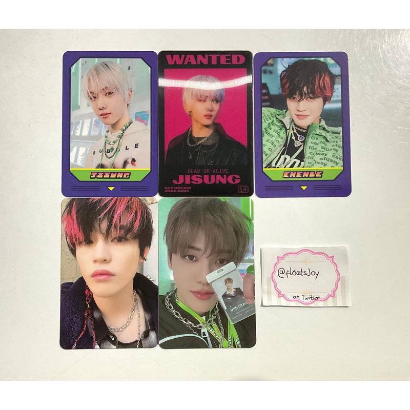 [READY INA] WTS PC AAB GLITCH MODE JAEMIN JISUNG CHENLE Glimo Staff Lenti card TC Concept