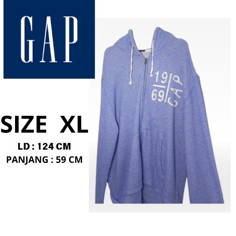 HOODIE ZIPOER BRAND GAP (SECOND)