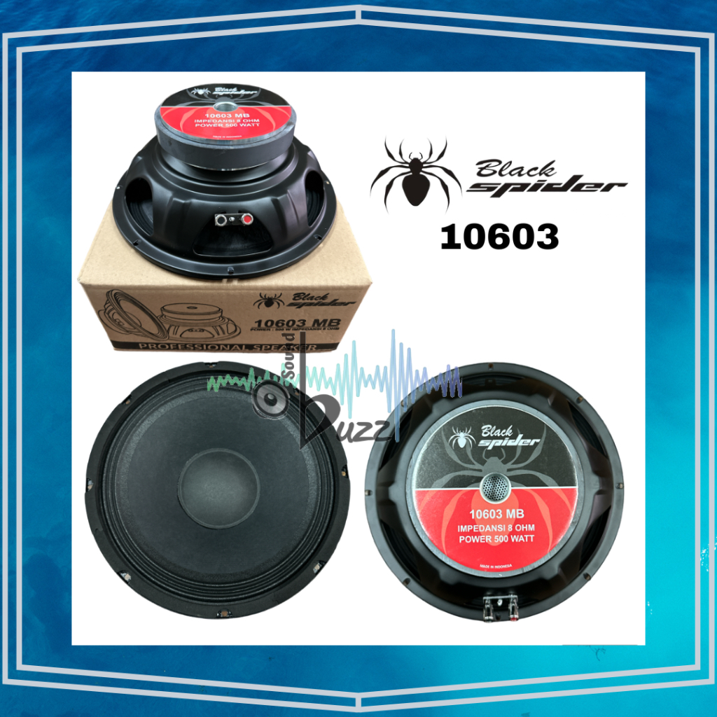 Speaker 10 inch Black Spider 10603 BS 10603 Blackspider 10603 MB