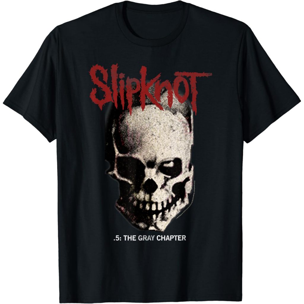 Kaos Dewasa Slipknot Official The Gray Chapter Star T-Shirt Fashion Baju Atasan Anak Laki Laki Perem