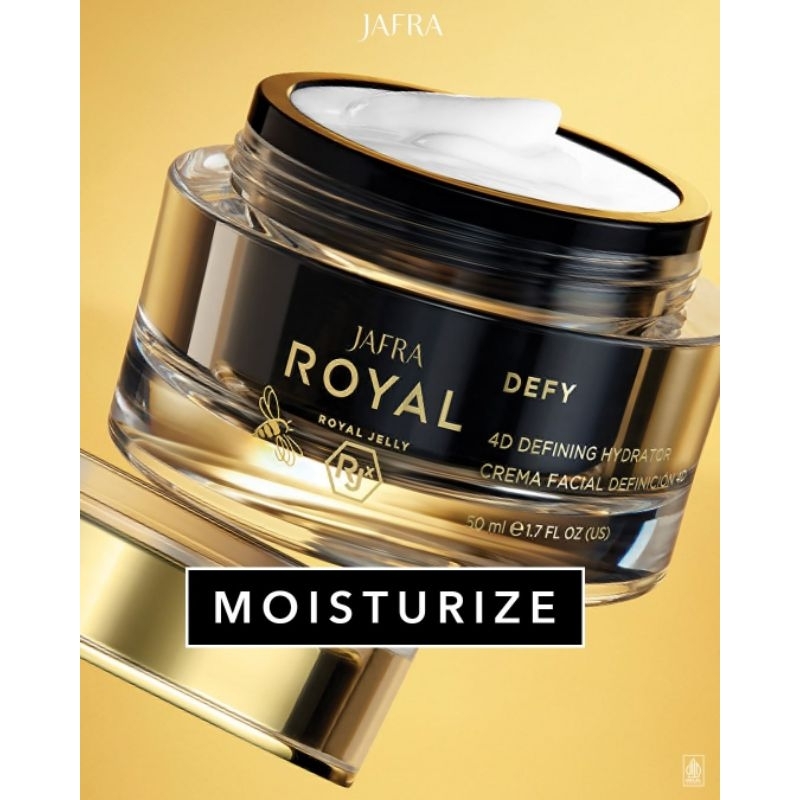 Luxury With "Jafra Royal Jelly Defy 4D Defining Hydrator Moisturizer"|Cream pelembab|Anti Penuaan -A