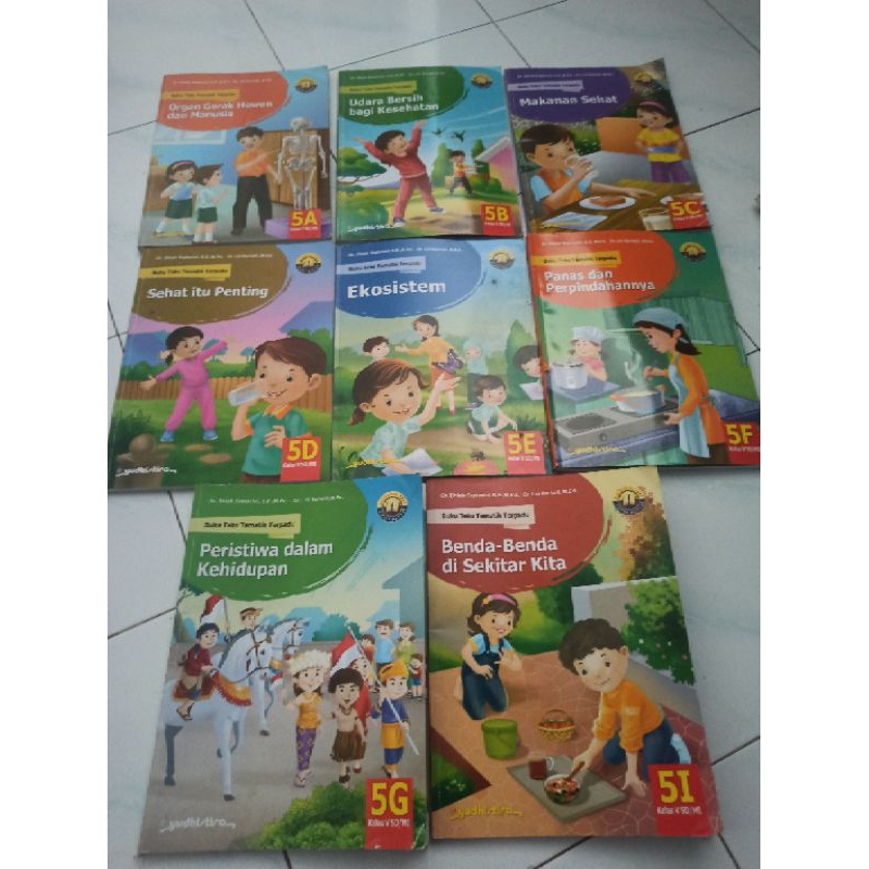 Buku Tematik kls 5 Yudhistira